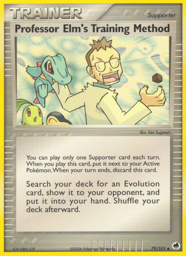 EX Dragon Frontiers Professor Elm's Training Method #79/101